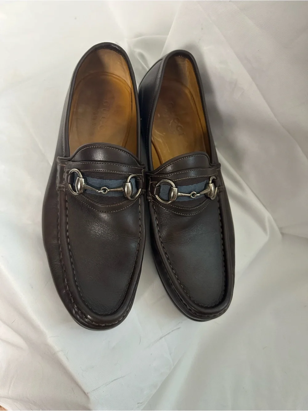 Gucci Horsebit Loafers Men’s 6D Dark Brown Leather Excellent